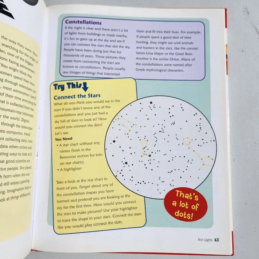 Leap into Space Kids Can Hardcover Science Book Solar System Planets Space Explo